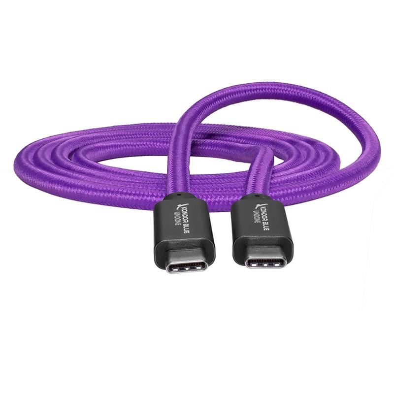 Kondor Blue Gerald Undone 4-Foot-Long USB-C 3.2 Cable for Data Transfer & Charging - 100W Power Delivery